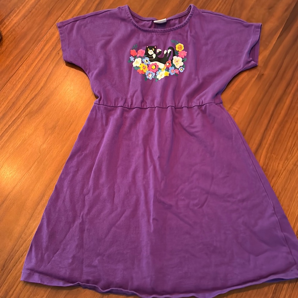 Hanna Andersson - t-shirt dress - size US 6-7